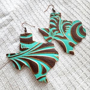 Texas shaped Earrings